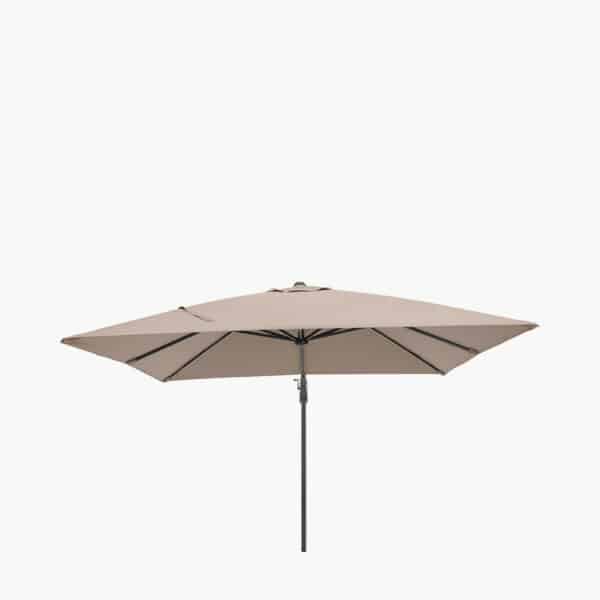 Pacific Lifestyle Glow Challenger T2 3m Square Taupe Parasol