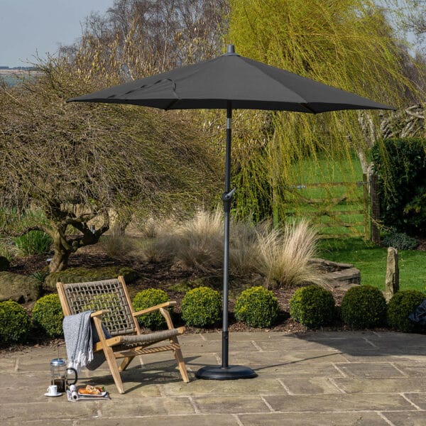 Pacific Lifestyle Riva 3m Round Anthracite Parasol