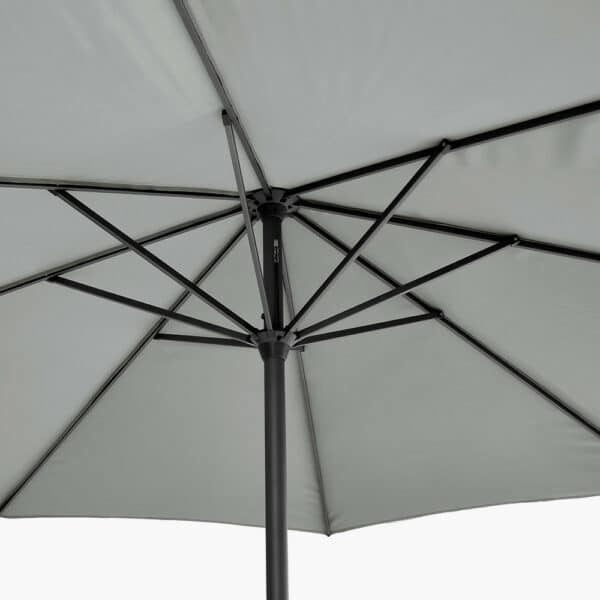 Pacific Lifestyle Riva 3.5m Round Luna Grey Parasol