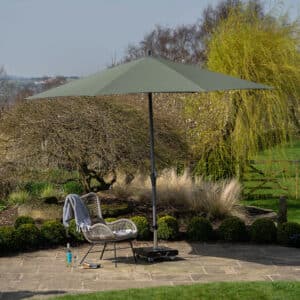 Pacific Lifestyle Riva 3.5m Round Olive Parasol