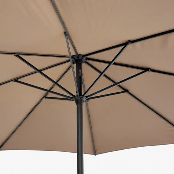 Pacific Lifestyle Riva 3.5m Round Taupe Parasol