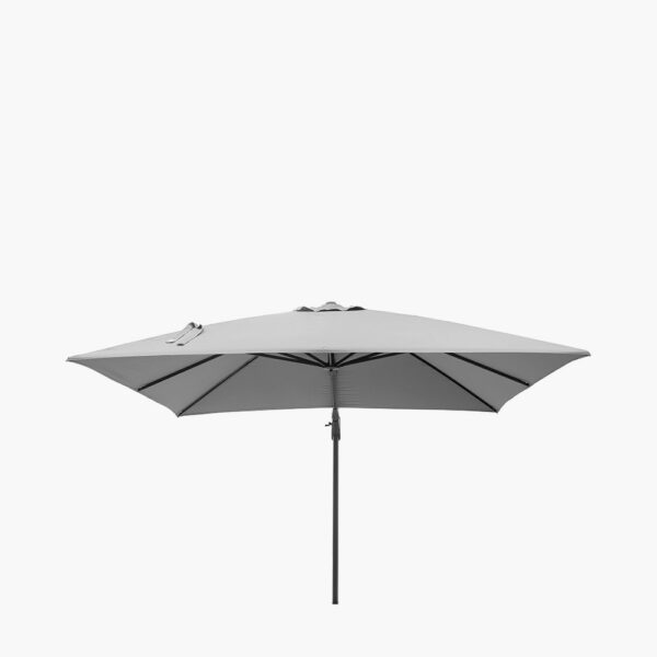 Pacific Lifestyle Challenger T2 3m Square Luna Grey Parasol