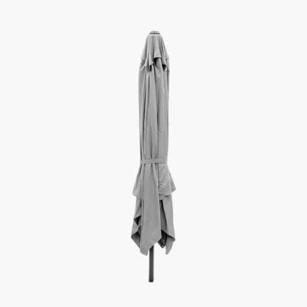 Pacific Lifestyle Challenger T2 3m Square Luna Grey Parasol