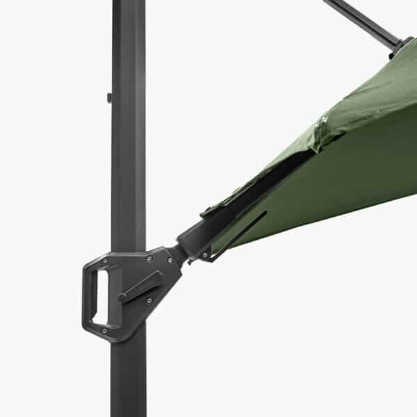 Pacific Lifestyle Challenger T2 3m Square Olive Parasol