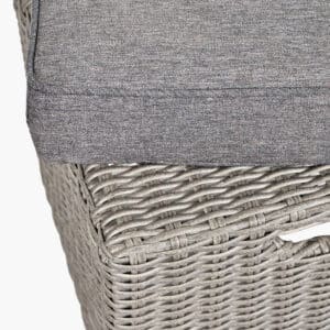 Pacific Lifestyle Slate Grey Barbados Corner Set Long Right with Ceramic Top