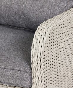 Pacific Lifestyle Stone Grey Antigua Bistro Set with Ceramic Top
