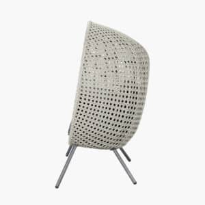 Pacific Lifestyle Stone Grey St Kitts Double Nest Chair