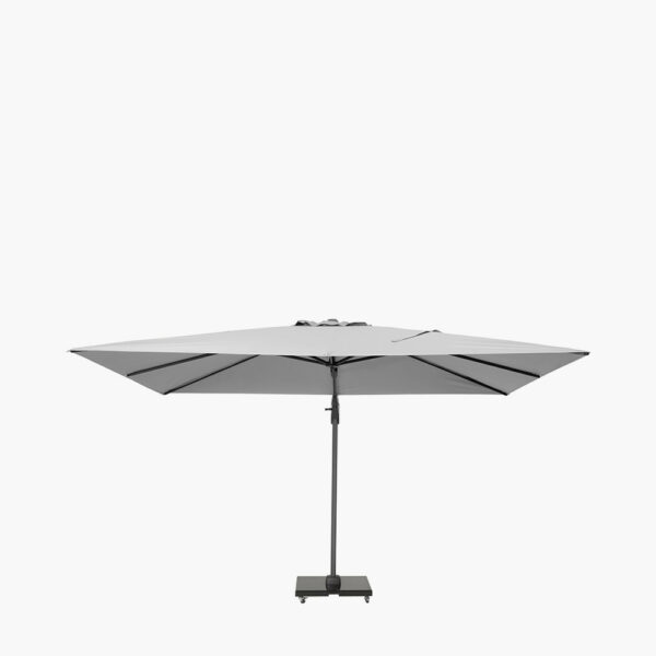 Pacific Lifestyle Challenger T2 3.5 x 2.6m Oblong Luna Grey Parasol