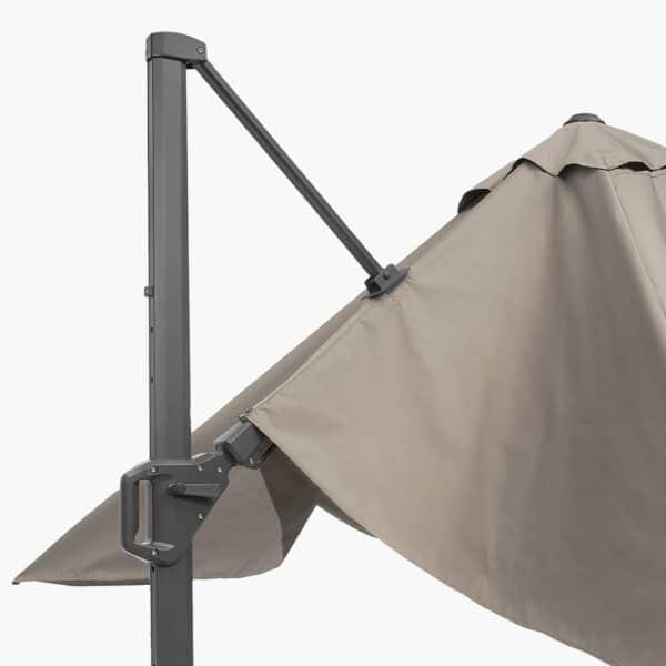 Pacific Lifestyle Challenger T2 3.5 x 2.6m Oblong Taupe Parasol