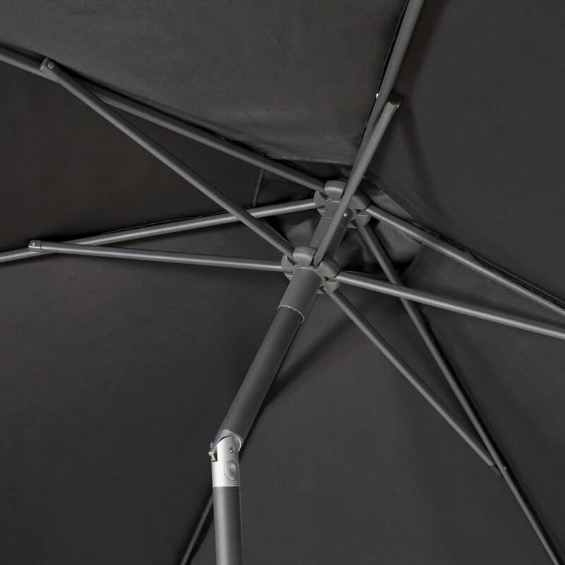 Pacific Lifestyle Lisboa 2.5m Round Anthracite Parasol