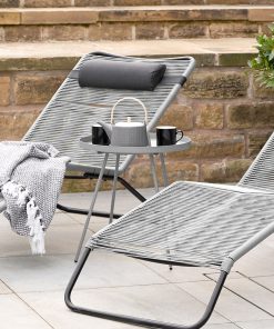 Pacific Lifestyle Grey Metal Rio Table