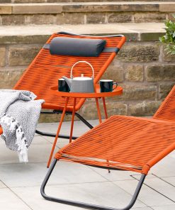 Pacific Lifestyle Orange Metal Rio Table