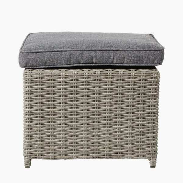 Pacific Lifestyle Stone Grey Bermuda Cube Set with Ceramic Top