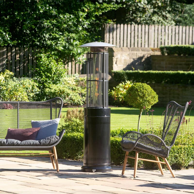 Pacific Lifestyle Black Cylinder Patio Heater