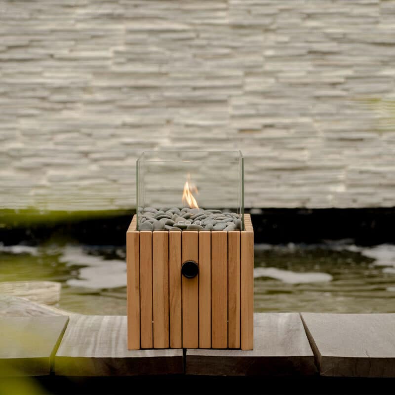 Pacific Lifestyle Cosiscoop Timber Square Fire Lantern