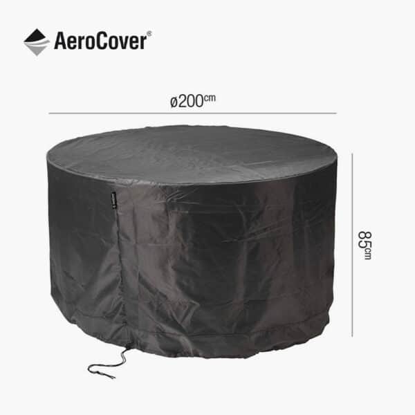 Pacific Lifestyle Garden Set Aerocover Round 200 x 85cm high