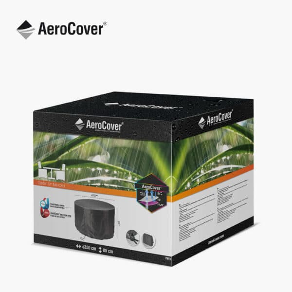 Pacific Lifestyle Garden Set Aerocover Round 250 x 85cm high