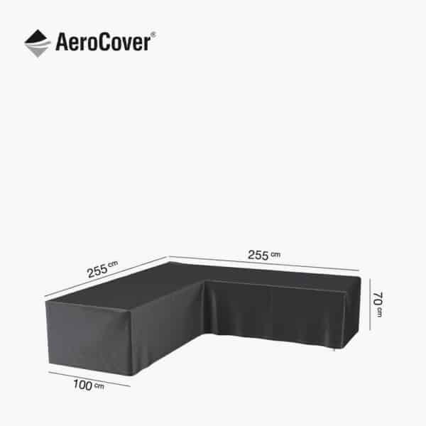 Pacific Lifestyle Lounge Set Aerocover L-Shape 255 x 255 x 100 x 70