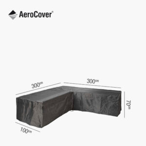 Pacific Lifestyle Lounge Set Aerocover L-Shape 300 x 300 x 100 x 70