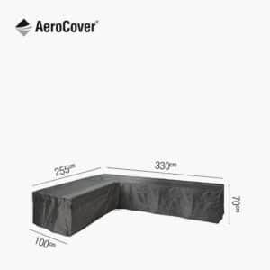 Pacific Lifestyle Lounge Set Aerocover Right Hand L-Shape 330 x 255 x 100 x 70