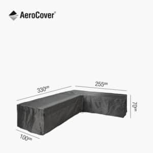 Pacific Lifestyle Lounge Set Aerocover Left Hand L-Shape 330 x 255 x 100 x 70