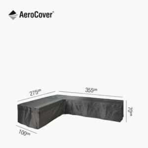 Pacific Lifestyle Lounge Set Aerocover Right Hand L-Shape 355 x 275 x 100 x 70