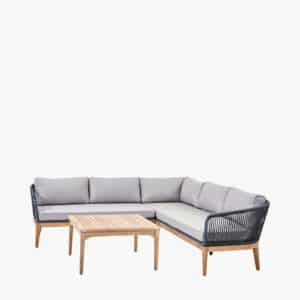 Pacific Lifestyle Honolulu Corner Set Grey