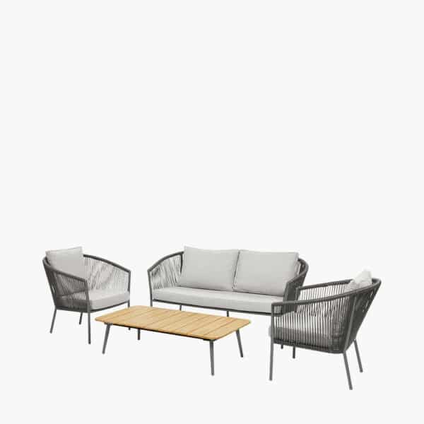 Pacific Lifestyle Reims Lounge Set Grey