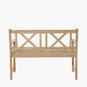 Pacific Lifestyle Cambridge Light Teak 2 Seater Acacia Wood Bench