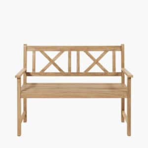 Pacific Lifestyle Cambridge Light Teak 3 Seater Acacia Wood Bench