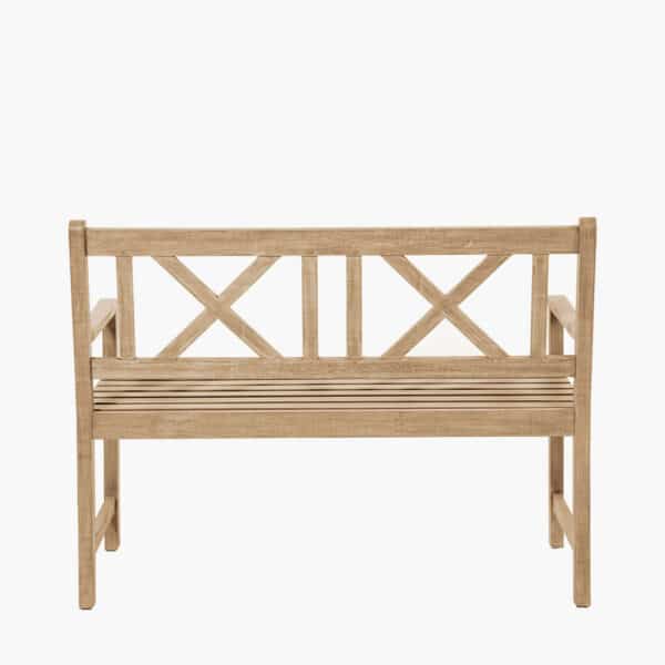 Pacific Lifestyle Cambridge Light Teak 3 Seater Acacia Wood Bench