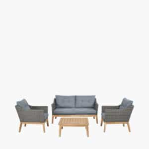 Pacific Lifestyle Larissa Lounge Set Kubu Grey