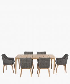 Pacific Lifestyle Larissa Dining Set Kubu Grey