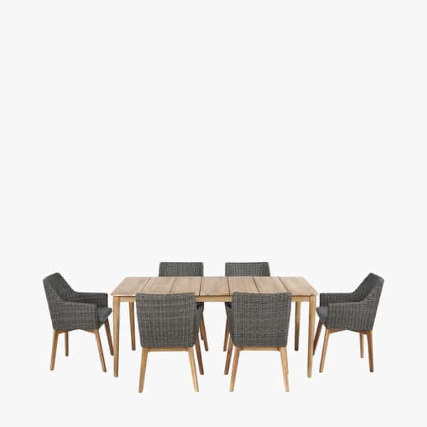 Pacific Lifestyle Larissa Dining Set Kubu Grey