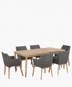 Pacific Lifestyle Larissa Dining Set Kubu Grey