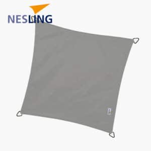 Pacific Lifestyle 5m Square Waterproof Shade Sail Grey