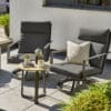 LIFE Maroon Lounge Bistro Set