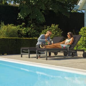 LIFE Anabel Sun Lounger lava/carbon