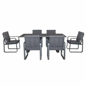 Norfolk Leisure Babingley 6 Seat Dining 180cm