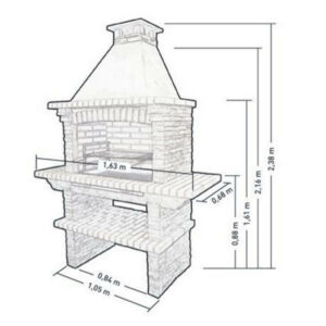 Callow Huge Mediterrani Stone Masonry BBQ - Charcoal BBQ