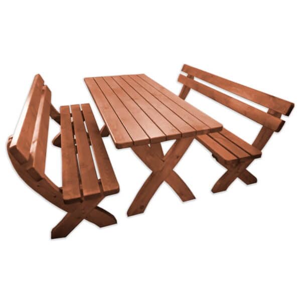 Promex Landsberg Premium Wooden Garden Dining Set