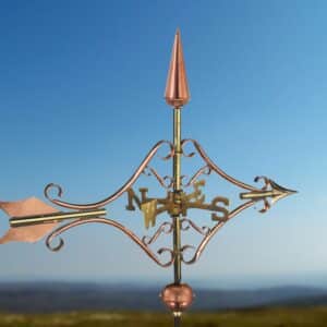 Espira Victorian Arrow Cottage Copper Weathervane