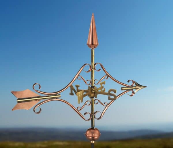 Espira Victorian Arrow Cottage Copper Weathervane