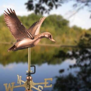 Espira Flying Duck Cottage Copper Weathervane