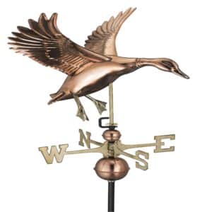 Espira Landing Duck Farmhouse Copper Weathervane