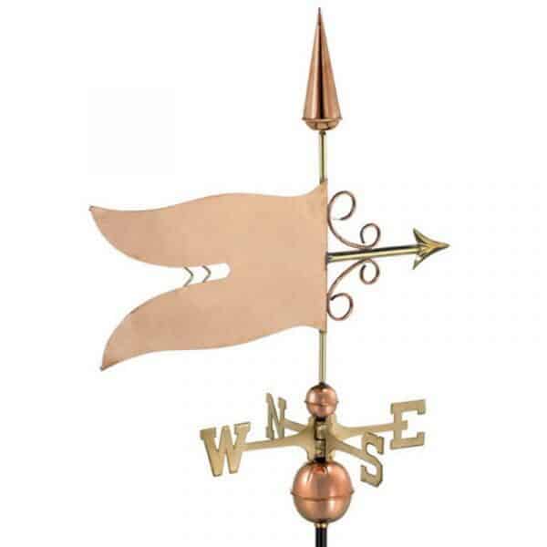 Espira Banner Farmhouse Copper Weathervane