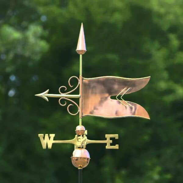 Espira Banner Farmhouse Copper Weathervane