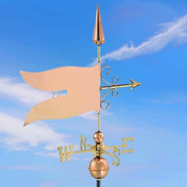 Espira Banner Farmhouse Copper Weathervane