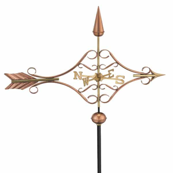 Espira Victorian Arrow Farmhouse Copper Weathervane