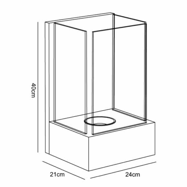 TecnoAir Altea Bioethanol Eco Lantern